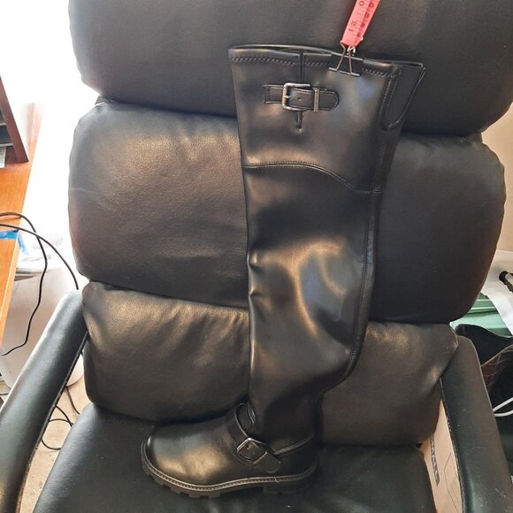 NEW ! Nine West Woman Over Knee Extra Long Boot Size 6.5 - Picture 2 of 6